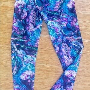 TEREZ printed leggings activewear   S multi color workout pants